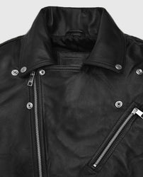 Kylian Mbappe Biker Leather Jacket