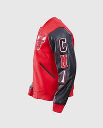NBA Chicago Bulls Men's Red Varsity Jacket