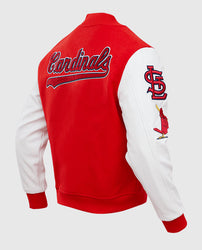 MLB ST. Louis Cardinals Men's Red Varsity Jacket