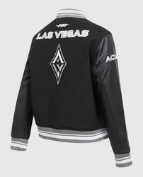 Retro Las Vegas Aces Classics Rib Varsity Jacket