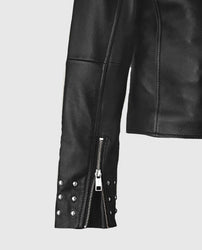 Eva Studded Leather Jacket