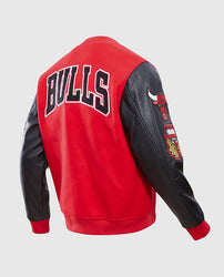 NBA Chicago Bulls Men's Red Varsity Jacket