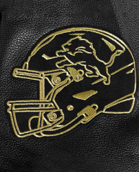 Detroit Lions Black & Gold Varsity Jacket