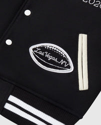 Las Vegas Raiders OVO Black Varsity Jacket