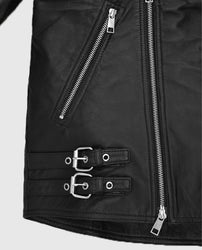 Kylian Mbappe Biker Leather Jacket