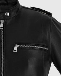 Women's Chic Rider Leather Jacket