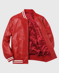 Supreme NY Yankees Varsity Leather Jacket