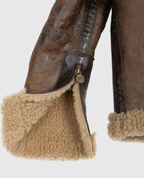 Arnold Schwarzenegger Aviator B-6 Shearling Sheepskin Jacket