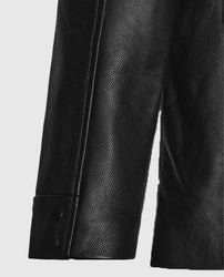 Johnny Depp Black Leather Jacket