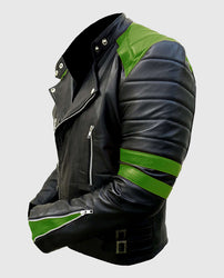 Marlon Brando Black Biker Leather Jacket