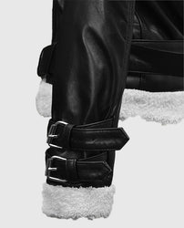 Rita Ora Black Leather Jacket