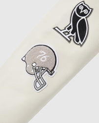 Las Vegas Raiders OVO Black Varsity Jacket