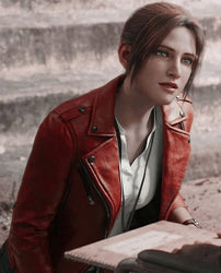 Resident Evil Infinite Darkness Claire Redfield Biker Jacket