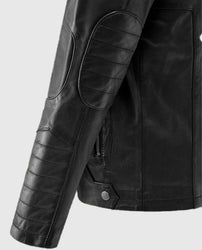 Men's Black Cafe Racer Jacket