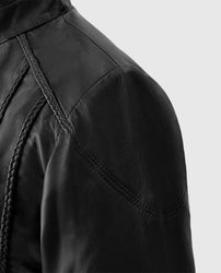Clova Cafe Racer Leather Jacket