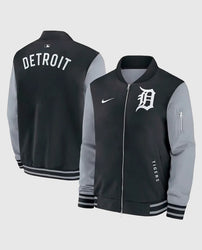Detroit Tigers Dugout Bomber Full-Zip Jacket