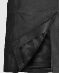 Ben Stiller Black Leather Blazer