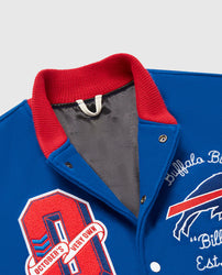 Buffalo Bills OVO Royal Full-Snap Varsity Jacket