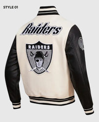 Las Vegas Raiders Retro Classic Rib Varsity Jacket