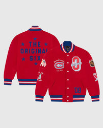 Montreal Canadiens OVO Red Varsity Jacket