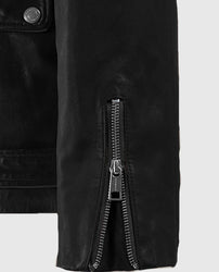 Dauntless Black Biker Leather Jacket