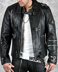 Bad Michael Jackson Black Leather Jacket