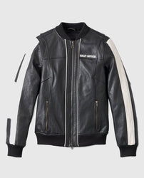 Women's Harley Davidson Piper Bomber Leather Jacket