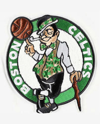 Boston Celtics Mash Up White Satin Jacket