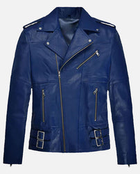 Antonio Banderas Leather Biker Jacket