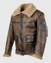 Arnold Schwarzenegger Aviator B-6 Shearling Sheepskin Jacket