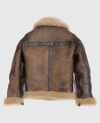Arnold Schwarzenegger Aviator B-6 Shearling Sheepskin Jacket