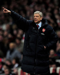 Arsene Wenger Long Black Puffer Coat