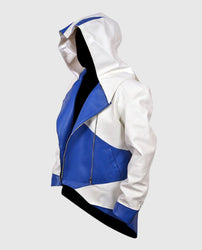 Assassins Creed 3 White And Blue Jacket
