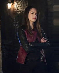 Beauty and the Beast Kristin Kreuk Red Jacket