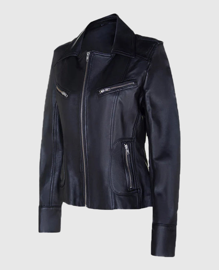 Biker Trend Women's Leather Jacket