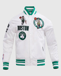 Boston Celtics Retro Classic Rib Jacket