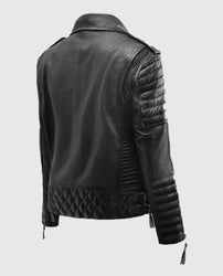 Charlotte Burnt Biker Leather Jacket