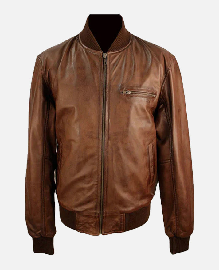 Classic Blouson Brown Jacket