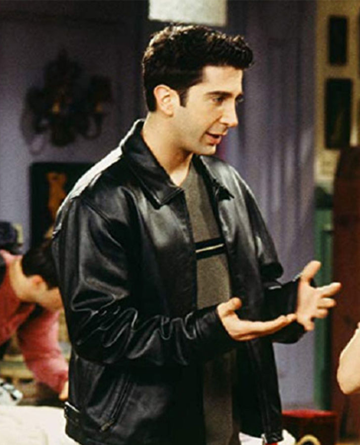 David Schwimmer Friends Season 4 Leather Jacket