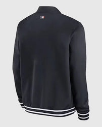 Detroit Tigers Black Bomber Full-Zip Jacket