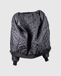 Dizller 8 Ball Letterman Black Bomber Leather jacket