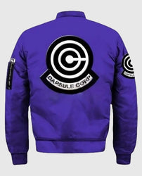 Dragon Ball Z Futuristic Capsule Inc Varsity Jacket
