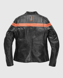 Women's Harley Davidson Victory Sweep Leather Riding Jacket