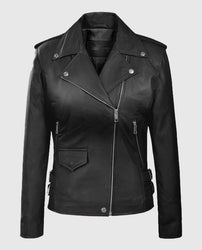 Hilary Duff Younger Black Leather Jacket