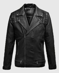 Ironwood Black Biker Leather Jacket
