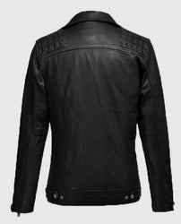 Ironwood Black Biker Leather Jacket