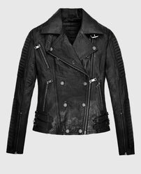 Keira Knightley Domino Leather Jacket