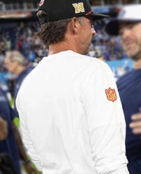Kyle Shanahan 49ers Long Sleeves Shirt White