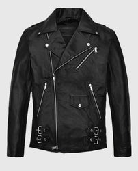 Kylian Mbappe Biker Leather Jacket