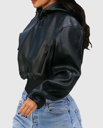 Kylie Jenner Black Leather Jacket